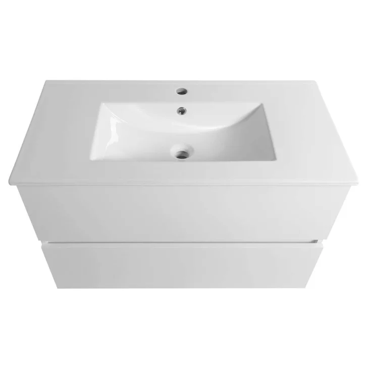 Aqualine Paneda - Umývadlová skrinka 90x55x45 cm, biela PN290