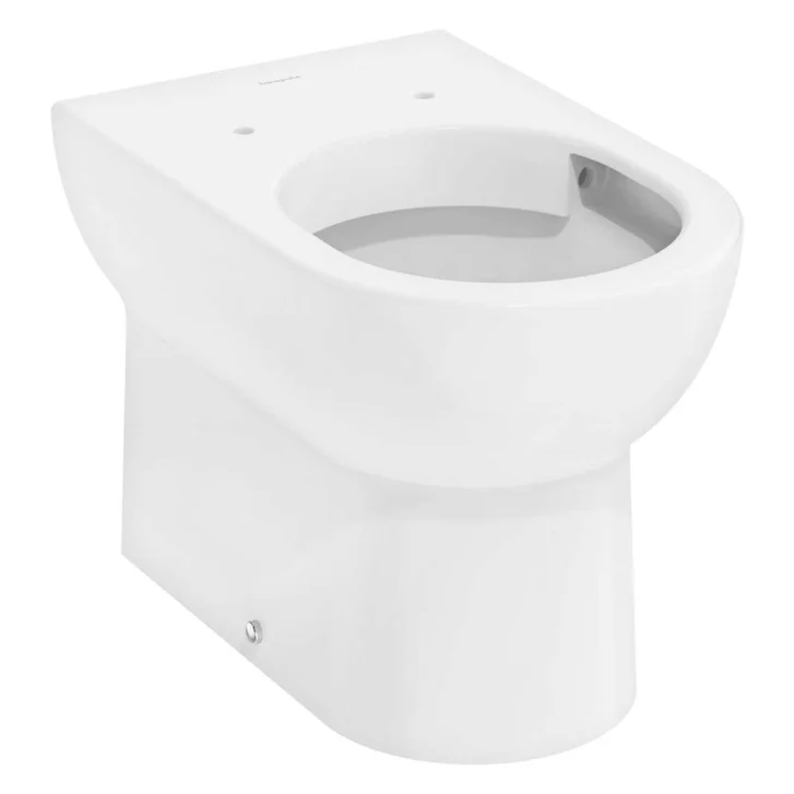 Hansgrohe EluPura Original S - WC kombi s doskou SoftClose, vario odpad, AquaChannel Flush, Rimless, biela 60346450