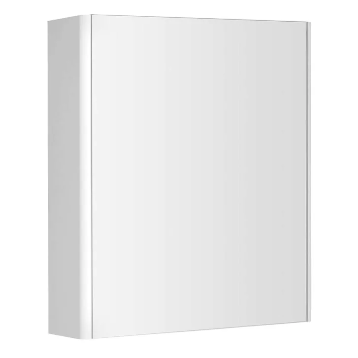 Aqualine Deneb - Zrkadlová skrinka, 60x70x18 cm, 1 dvierka, matná biela DN060