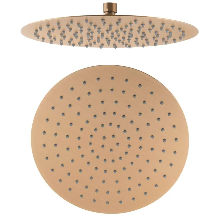 Sapho - Hlavová sprcha Slim, priemer 30 cm, matná meď MS573PG