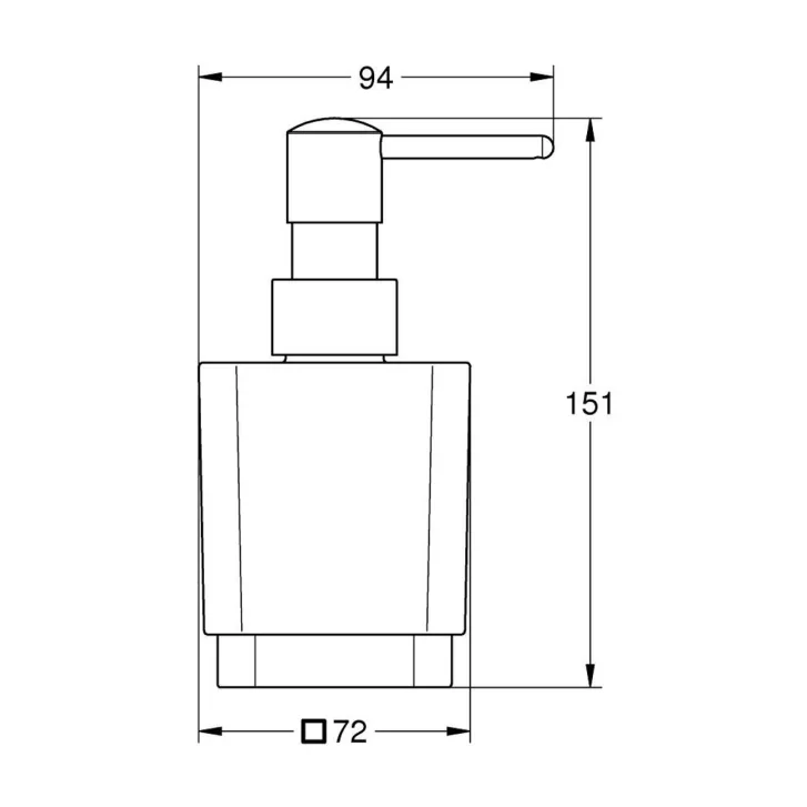 Grohe Selection Cube - Dávkovač tekutého mydla, mliečne sklo, matná čierna 408052430