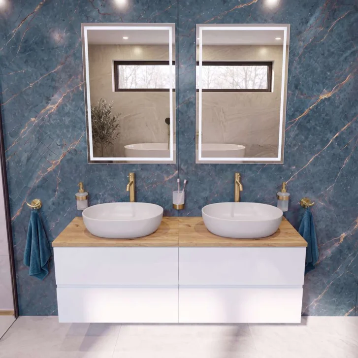 kielle Vega - Dávkovač mydla s držiakom, matné sklo/brushed gold 40118036