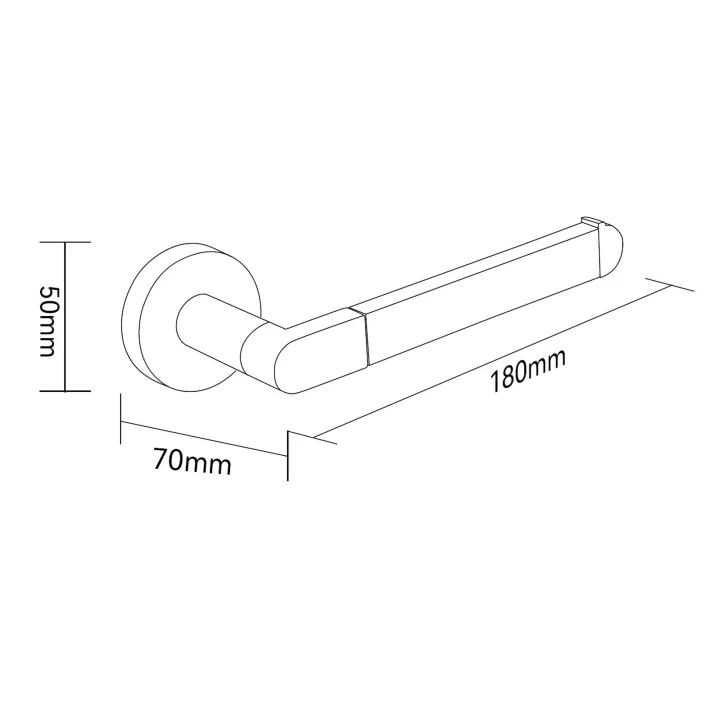 kielle Oudee - Držiak toaletného papiera, brushed gold 40402046