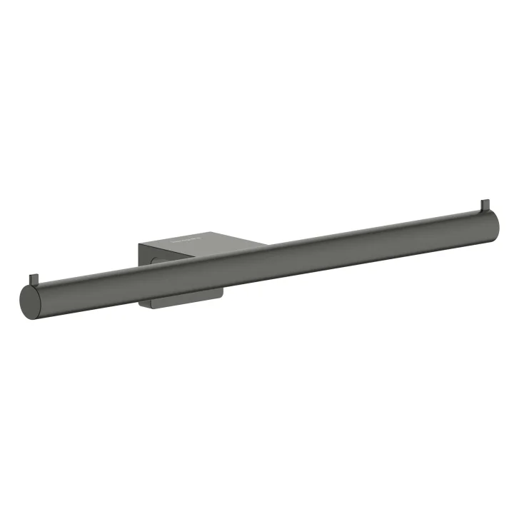 Hansgrohe AddStoris S - Držiak toaletného papiera dvojitý, kefovaný čierny chróm 41768340