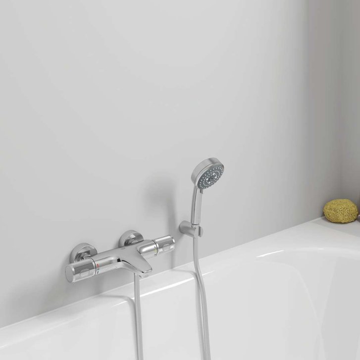 Grohe Precision Feel - Termostatická vaňová batéria, chróm 34788000