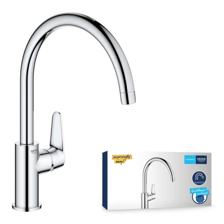 Grohe Start Curve - Drezová batéria, chróm 31554001