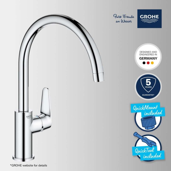 Grohe Start Curve - Drezová batéria, chróm 31554001