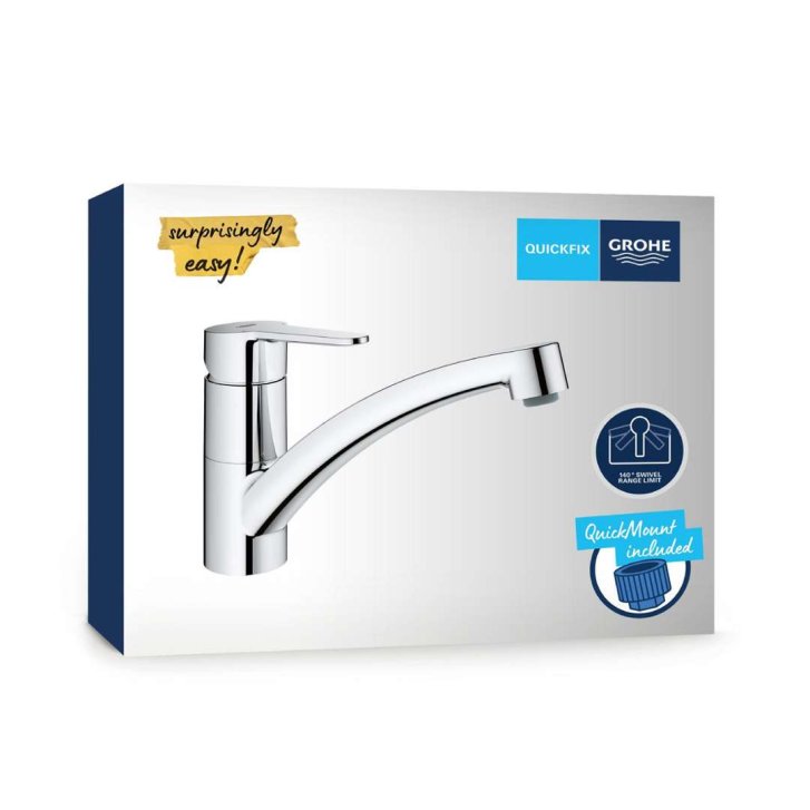 Grohe StartGo - Drezová batéria, chróm 31685000