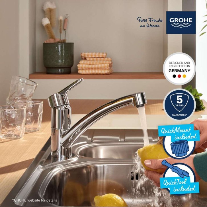 Grohe StartGo - Drezová batéria, chróm 31685000
