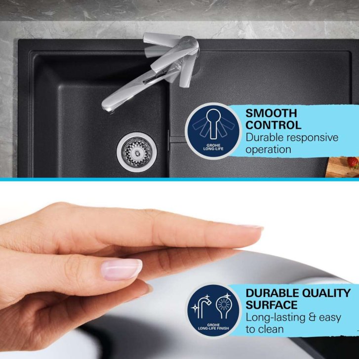 Grohe StartGo - Drezová batéria, chróm 31685000