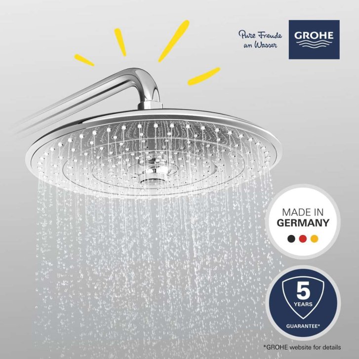 Grohe Vitalio Joy - Hlavová sprcha, priemer 26 cm, 3 prúdy, chróm 26462000