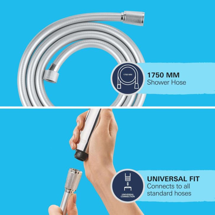 Grohe Vitalio Joy - Set sprchovej hlavice, držiaku a hadice, chróm 27324000
