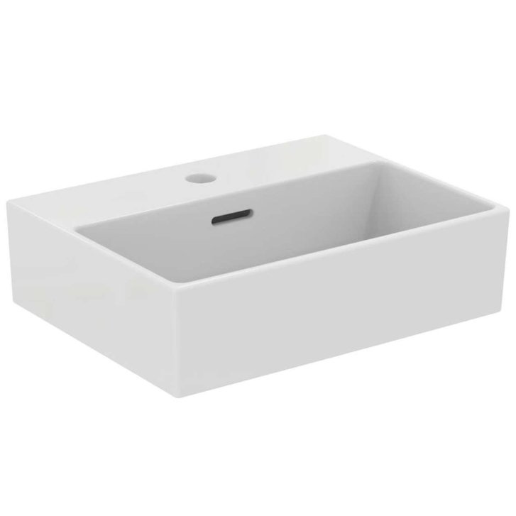 Ideal Standard Extra - Umývadielko na dosku, 45x35 cm, s prepadom, otvor na batériu, biela T391701