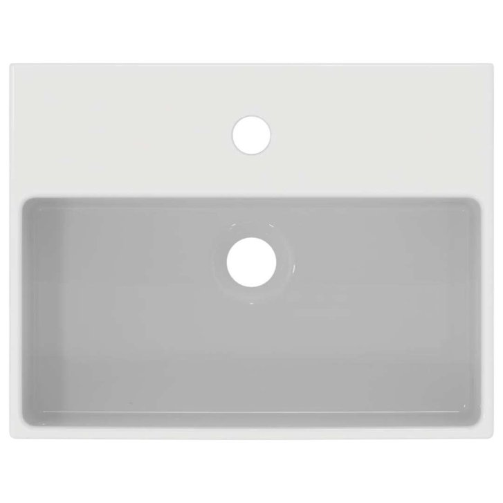Ideal Standard Extra - Umývadielko na dosku, 45x35 cm, s prepadom, otvor na batériu, biela T391701