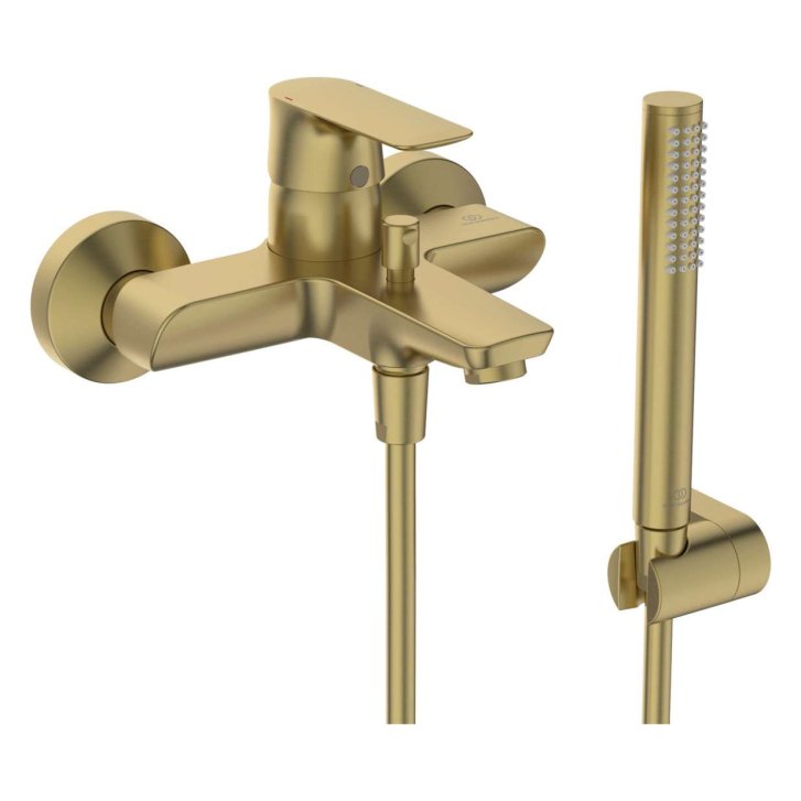 Ideal Standard Connect Air - Vaňová batéria s príslušenstvom, Brushed Gold A7056A2