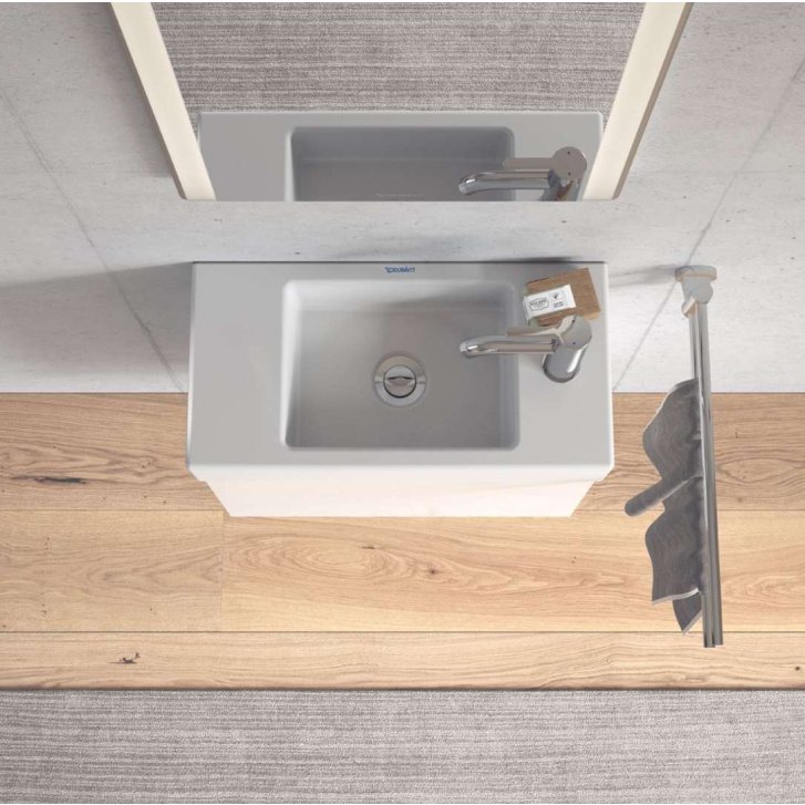Duravit Vero Air - Umývadielko, 50x25 cm, bez prepadu, bez otvoru na batériu, biela 0724500000