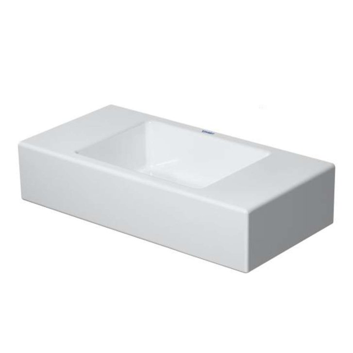 Duravit Vero Air - Umývadielko, 50x25 cm, bez prepadu, bez otvoru na batériu, biela 0724500000
