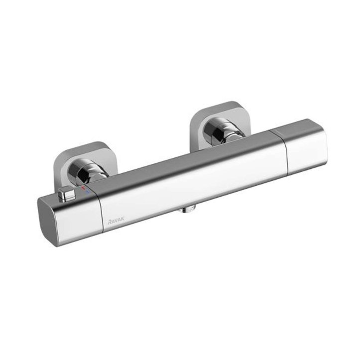 Ravak 10° Free - Sprchový set TD F 091.00/150 s termostatom, 25 cm, chróm X070141