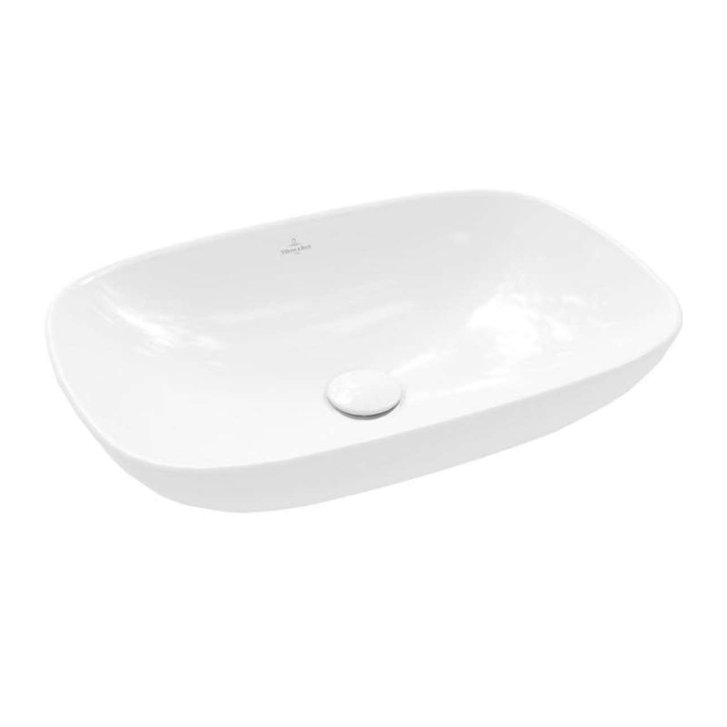 Villeroy & Boch Loop&Friends - Umývadlo na dosku, 62x42 cm, s prepadom, alpská biela 4A500001