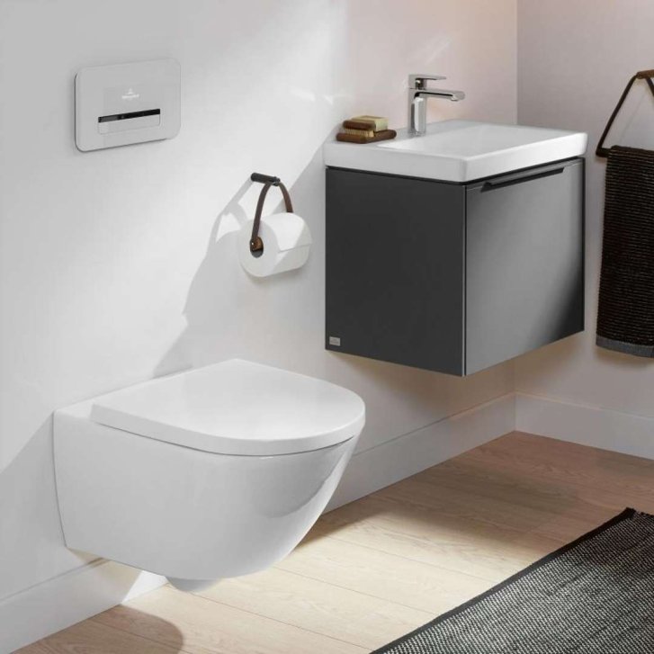 Villeroy & Boch Subway 3.0 - Závesné WC s doskou, SoftClosing, TwistFlush, CeramicPlus, alpská biela 4670TSR1