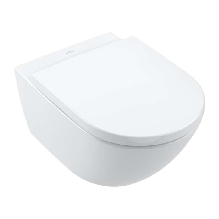 Villeroy & Boch Subway 3.0 - Závesné WC s doskou, SoftClosing, TwistFlush, CeramicPlus, alpská biela 4670TSR1