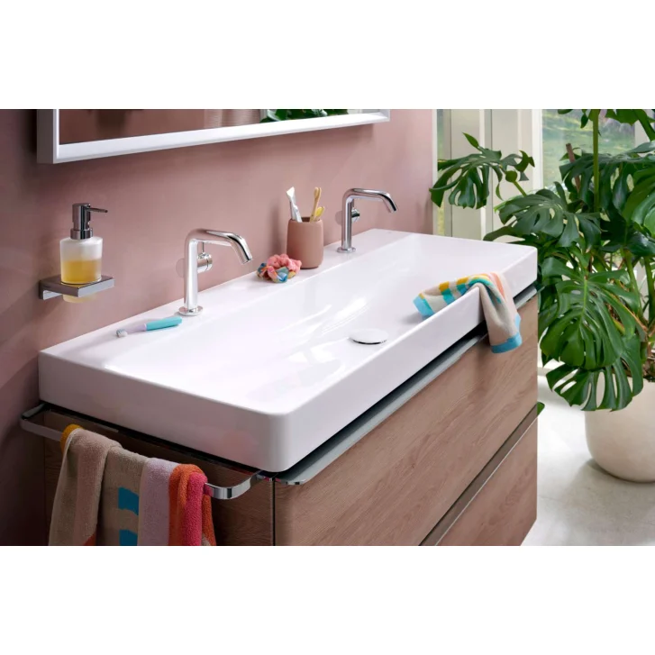 Hansgrohe AddStoris - Dávkovač mydla s držiakom, matné sklo/chróm 41745000