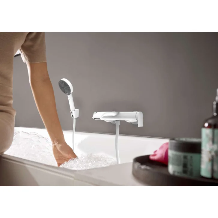 Hansgrohe Vivenis - Vaňová batéria, matná biela 75420700