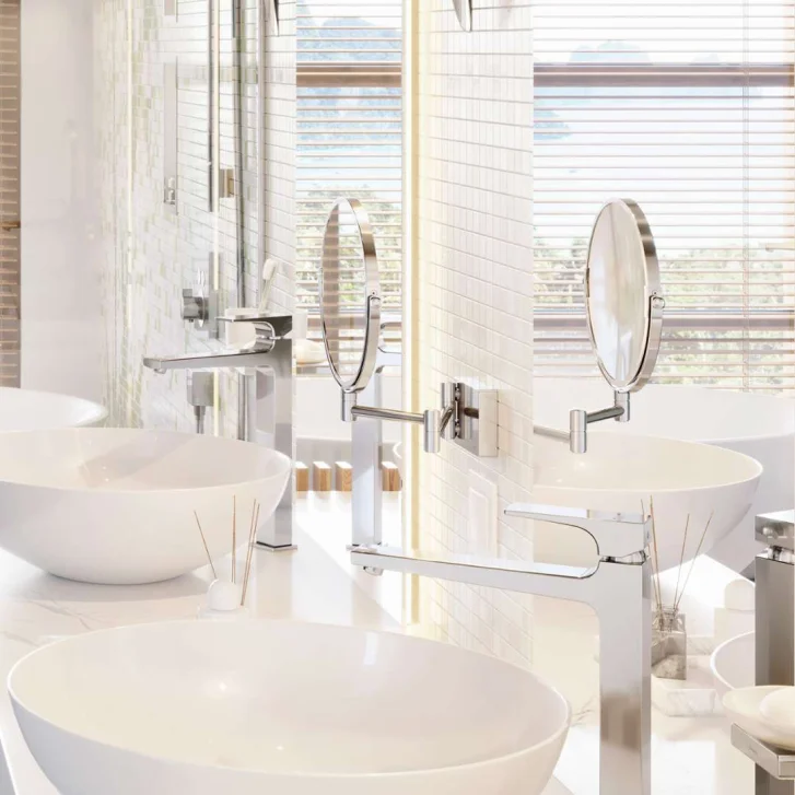 Hansgrohe AddStoris - Kozmetické nástenné zrkadlo, chróm 41791000