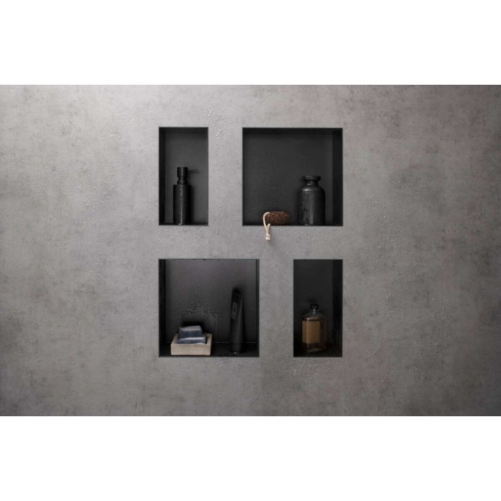 Hansgrohe XtraStoris Original - Výklenok do steny s rámom, 30x90x10 cm, matná čierna 56067670
