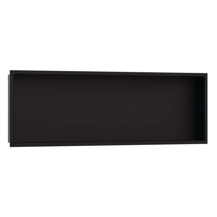 Hansgrohe XtraStoris Original - Výklenok do steny s rámom, 30x90x10 cm, matná čierna 56067670