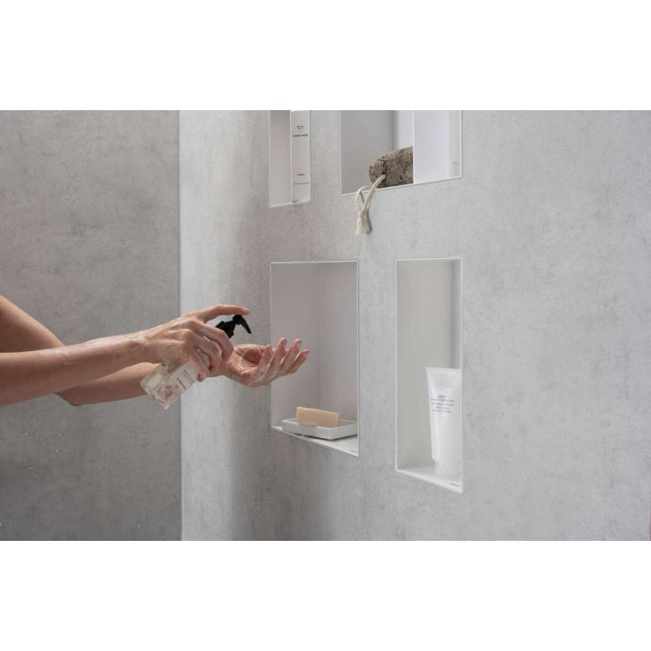 Hansgrohe XtraStoris Original - Výklenok do steny s rámom, 30x90x10 cm, matná biela 56067700