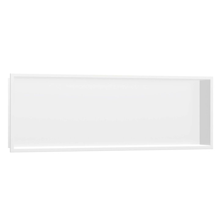 Hansgrohe XtraStoris Original - Výklenok do steny s rámom, 30x90x10 cm, matná biela 56067700