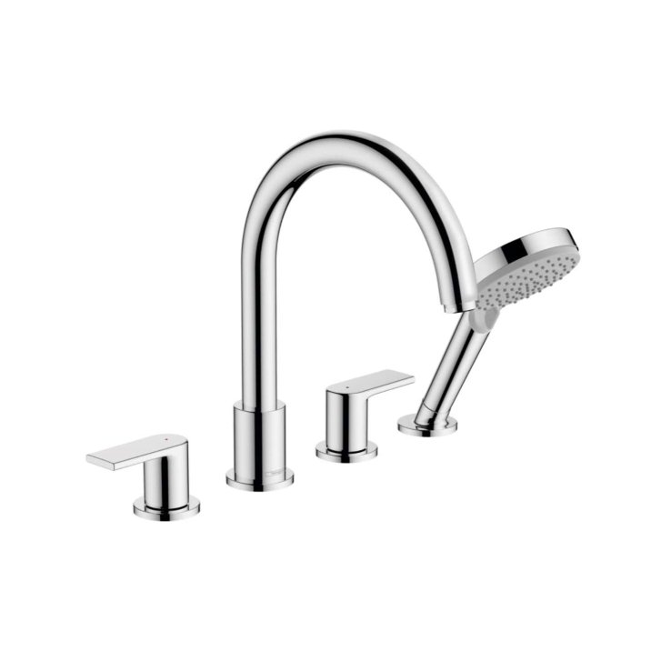Hansgrohe Vernis Shape - Batéria na okraj vane, 4-otvorová inštalácia, chróm 71459000