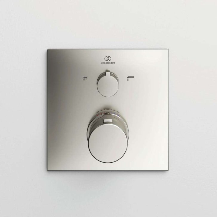 Ideal Standard CeraTherm - Termostatická sprchová batéria pod omietku, Silver Storm A6956GN