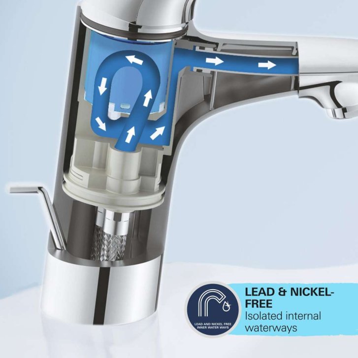 Grohe QuickFix Start - Bidetová batéria s retiazkou, chróm 32281002
