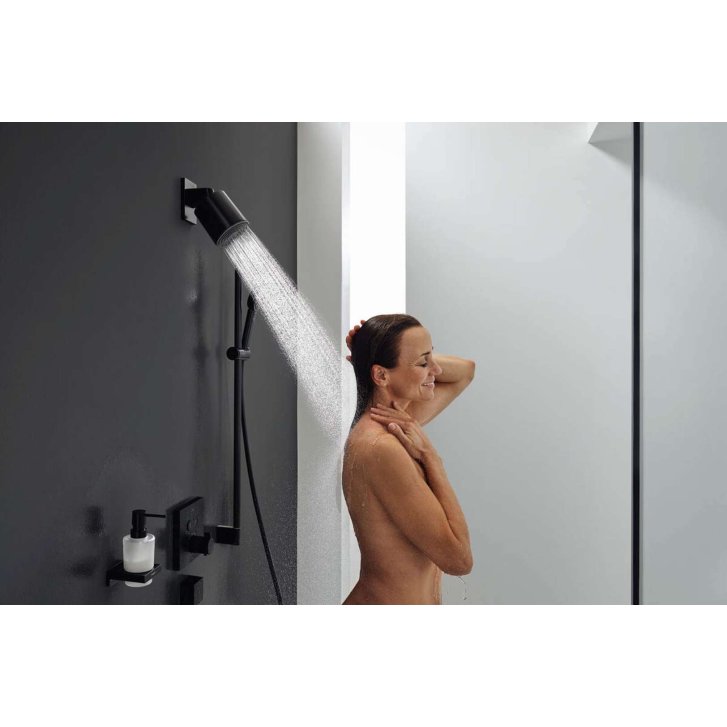Hansgrohe Pulsify S - Hlavová sprcha, priemer 11 cm, EcoSmart, matná čierna 24132670