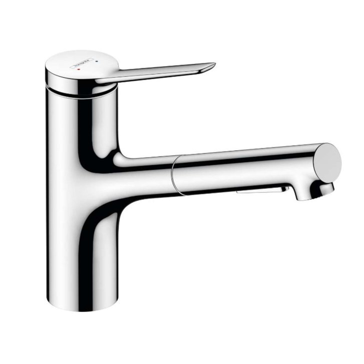 Hansgrohe Zesis M33 - Drezová batéria 150, s výsuvnou spŕškou, sBox lite, chróm 74803000