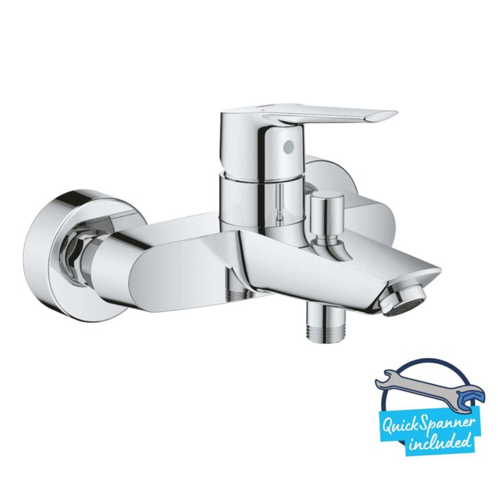 Grohe QuickFix Start - Vaňová nástenná batéria, chróm 24206002