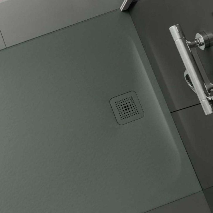 Laufen Pro - Sprchová vanička, 100x90 cm, matná betónovo sivá H2109570790001