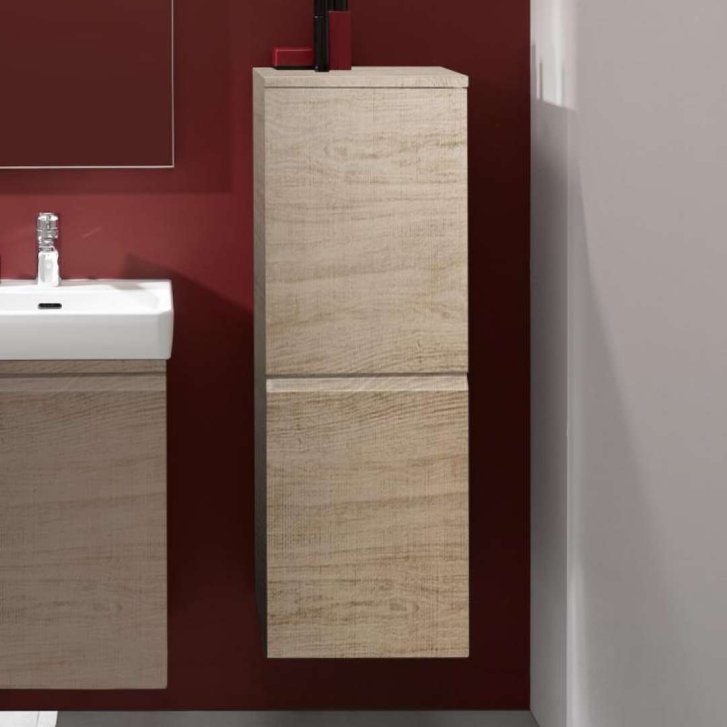 Laufen Pro S - Bočná skrinka, 100x35x34 cm, pánty vpravo, svetlý dub H4831120954791