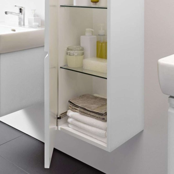 Laufen Pro S - Vysoká skrinka 165x35x34 cm, pánty vľavo, matná biela H4831210954631