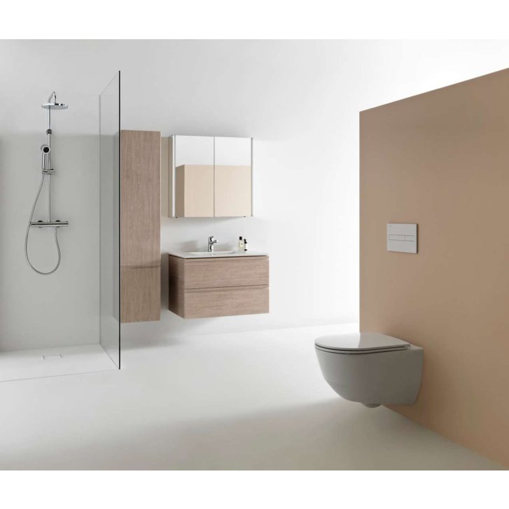 Laufen Pro S - Skrinka s umývadlom, 59x79x49 cm, 2 zásuvky, svetlý brest H8649612621041