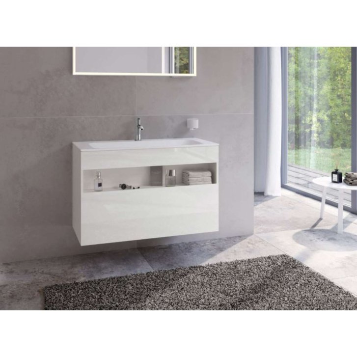 Keuco Stageline - Umývadlová skrinka, 100x63x49 cm, biela 32872300000