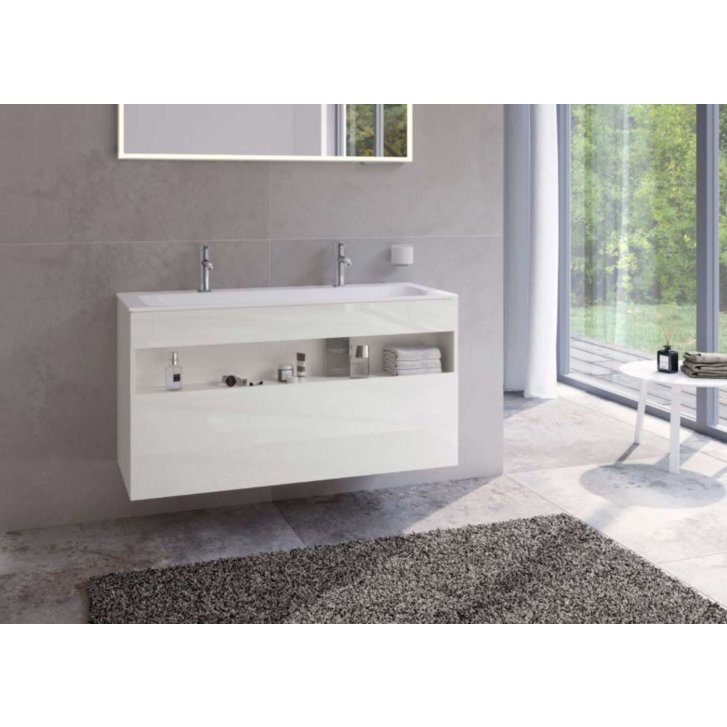Keuco Stageline - Umývadlová skrinka, 120x63x49 cm, biela 32882300000