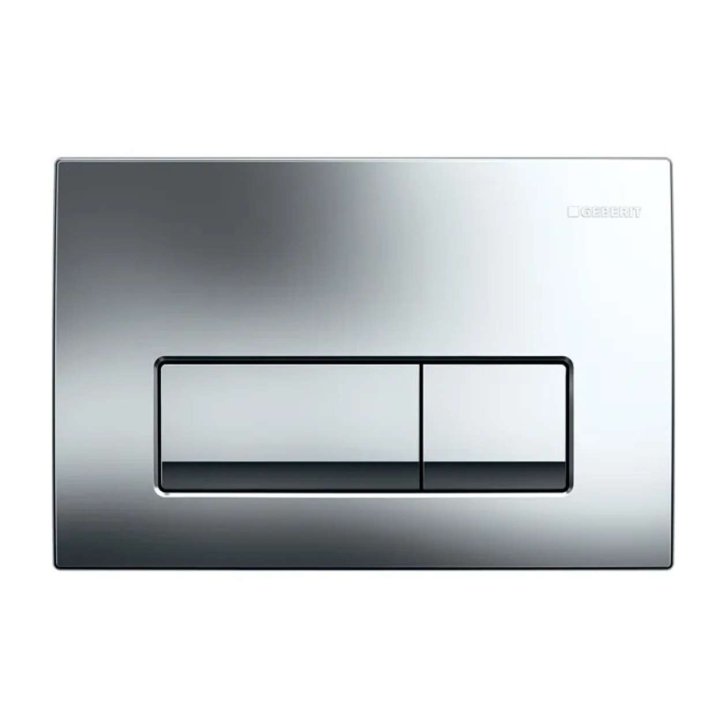 Geberit Delta50 - Ovládacie tlačidlo splachovania, lesklý chróm 115.119.21.1