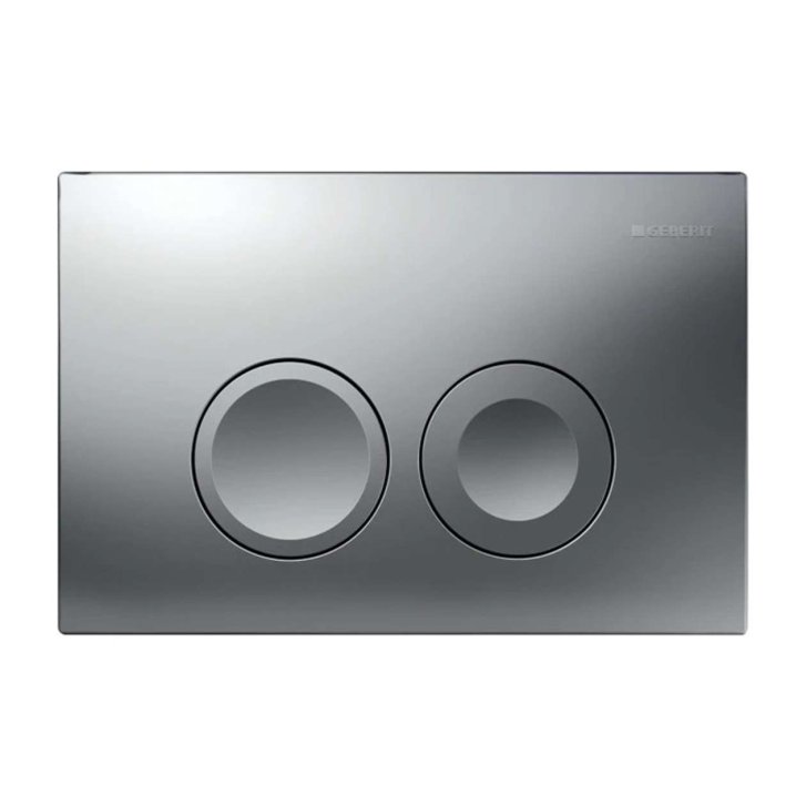 Geberit Delta25 - Ovládacie tlačidlo splachovania, matný chróm 115.125.46.5