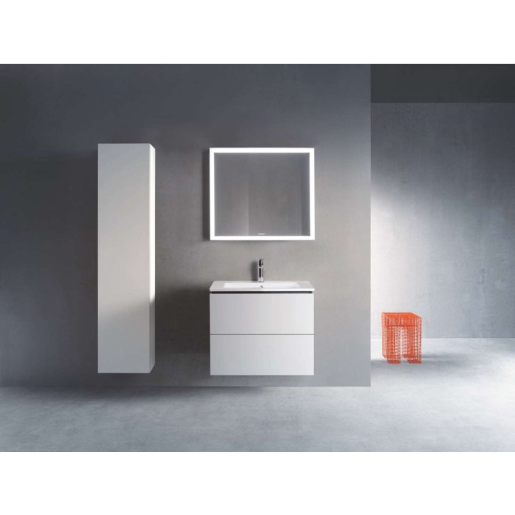 Duravit L-Cube - Vysoká skrinka, 176x40x36 cm, pánty vľavo, biela mat LC1180L1818