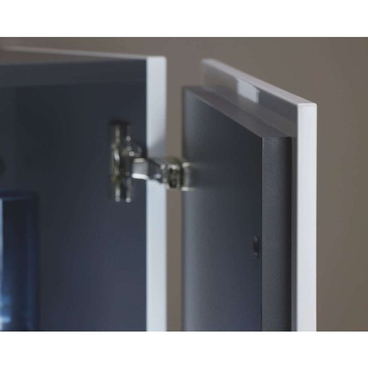 Duravit L-Cube - Vysoká skrinka, 176x40x36 cm, pánty vľavo, biela mat LC1180L1818