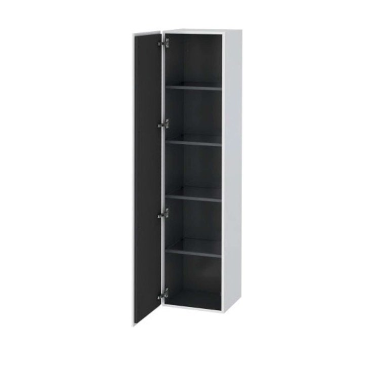 Duravit L-Cube - Vysoká skrinka, 176x40x36 cm, pánty vľavo, biela mat LC1180L1818