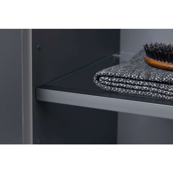 Duravit L-Cube - Vysoká skrinka, 176x40x36 cm, pánty vľavo, biela mat LC1180L1818